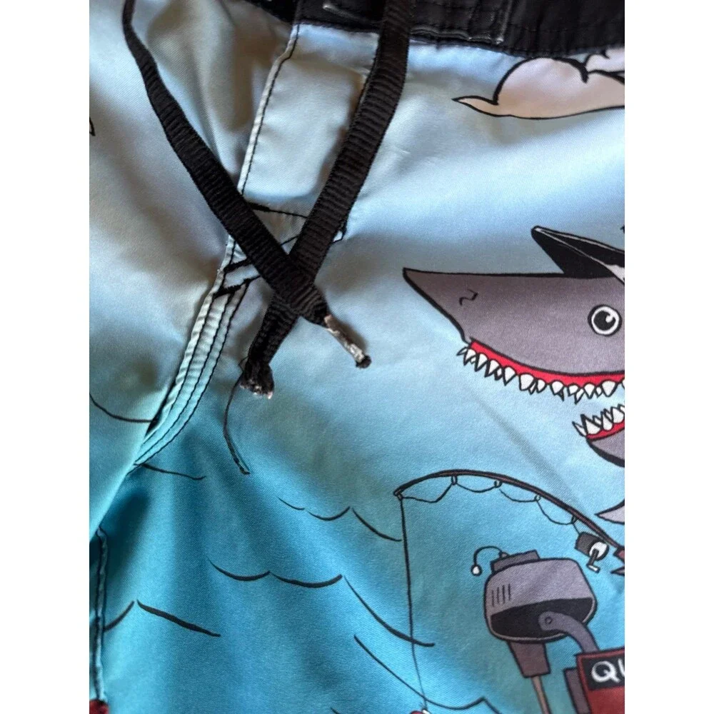 QUIKSILVER pirate graphic kids board shorts